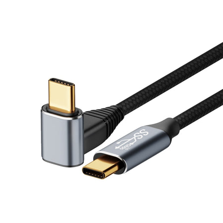 For Steam Deck Gen2 100W USB-C/Type-C Male to USB-C/Type-C Male Stereo Curved Data Cable