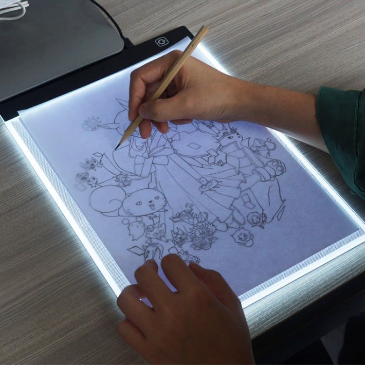 Ultra-thin A4 Size Portable USB LED Artcraft Tracing Light Box Copy Board for Artists Drawing Sketching Animation and X-ray Viewing