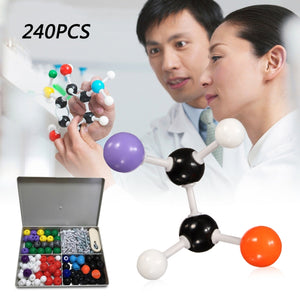 240pcs / Set Chemistry Molecular Model Organic Chemistry Atom Set for School Lab Teaching