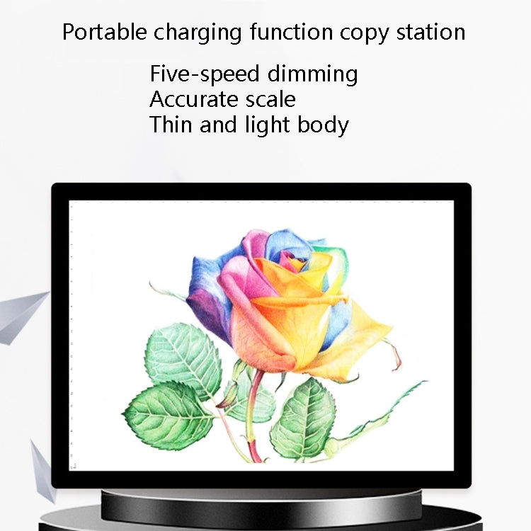 A4-D26  Charging Copy Table Soft Light Eye Protection Edging Copy Board Drawing Board