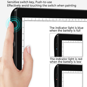 A4-D26  Charging Copy Table Soft Light Eye Protection Edging Copy Board Drawing Board