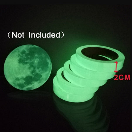 5 Rolls Home Decoration Baseboard Luminous Strip Safe Passage Warning Fluorescent Sticker