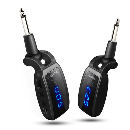 U12DX  6.35mm Jack Wireless Guitar Transmitter Receiver Rechargeable Adapter