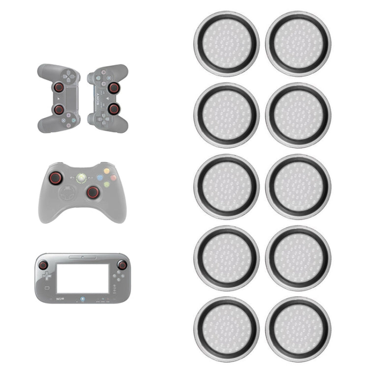 10 PCS Gamepad Silicone Luminous Button Cap Rocker Cap For PS5/PS4/PS3/ONE/360/PRO/series X/S