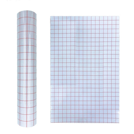 Self Adhesive Clear Lattice PVC Vinyl Positioning Transfer Film