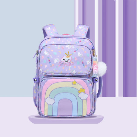 5177 Cute Unicorn Pattern Waterproof Breathable Student Schoolbag, Size: