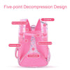 5177 Cute Unicorn Pattern Waterproof Breathable Student Schoolbag, Size: