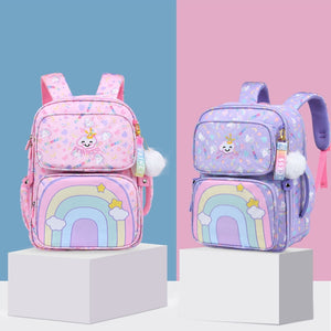 5177 Cute Unicorn Pattern Waterproof Breathable Student Schoolbag, Size: