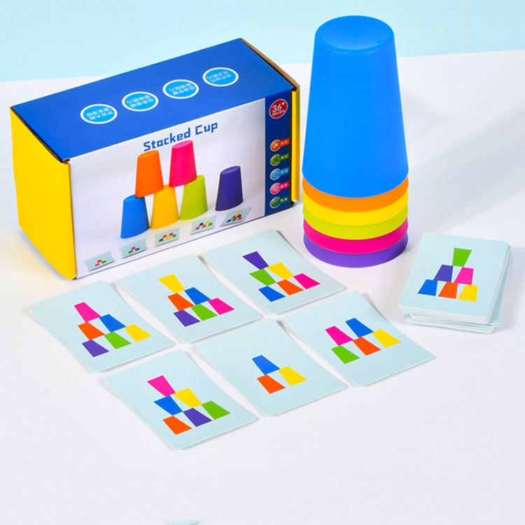 Mixed Colors Quick Stack Cups Speed Training Sports Stacking Cups With Card,Spec: