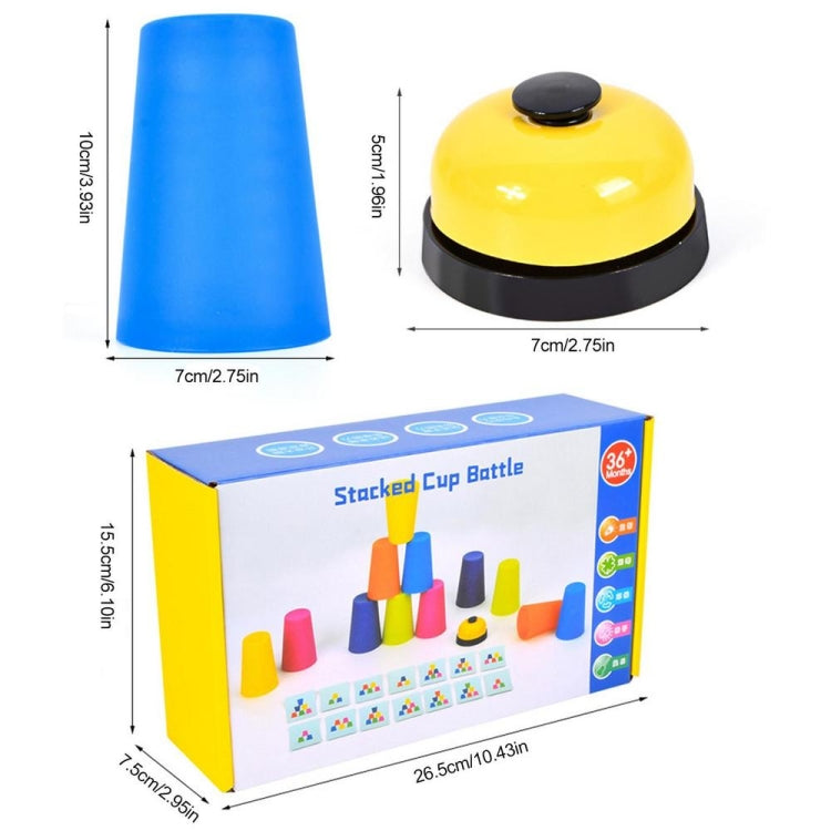 Mixed Colors Quick Stack Cups Speed Training Sports Stacking Cups With Card,Spec: