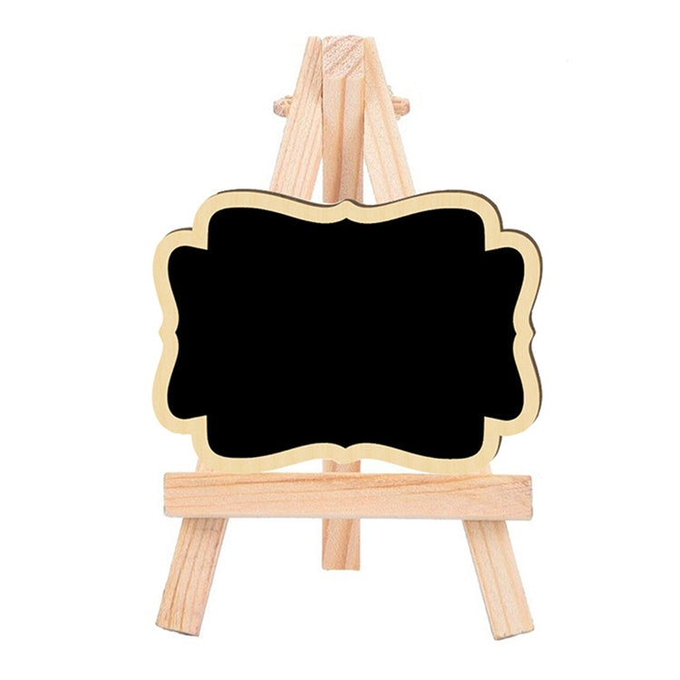 191288 Small Party Shop Message Blackboard Ornaments Pine Tripod Decorative Message Board