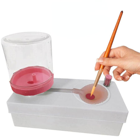 Oil Painting Brush Cleaner Tool with Water Container Paint Pen Washer