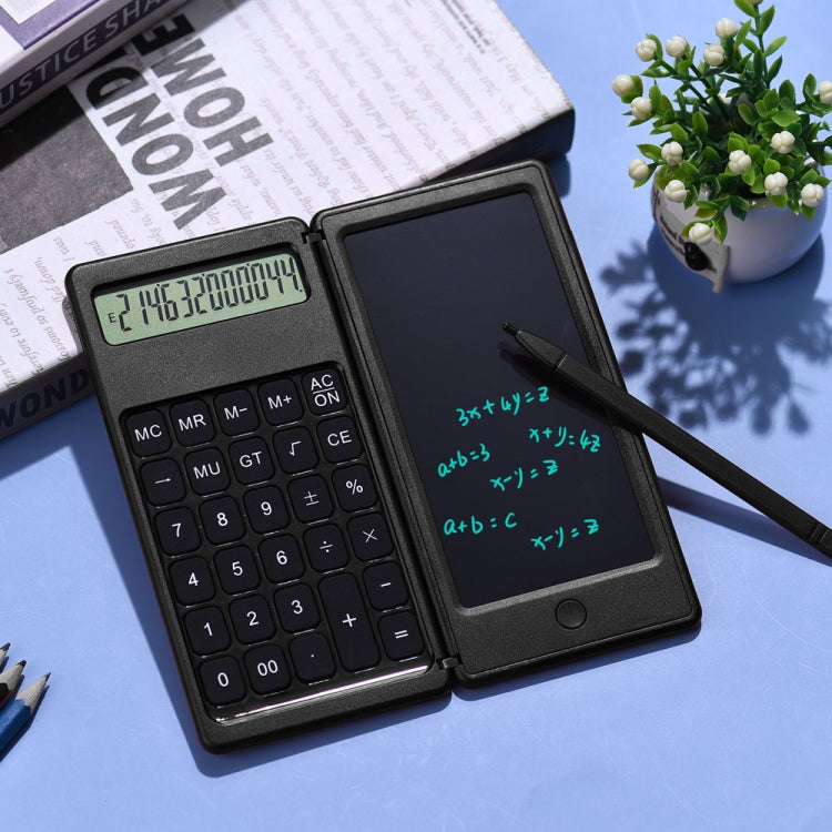 6 inch Learning Business Office Portable Foldable LCD Writing Board Calculator