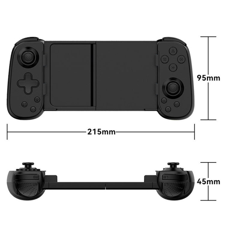 D6  Bluetooth Retractable Gamepad Dual Hall Six-Axis Somatosensory For Android/IPhone /Switch