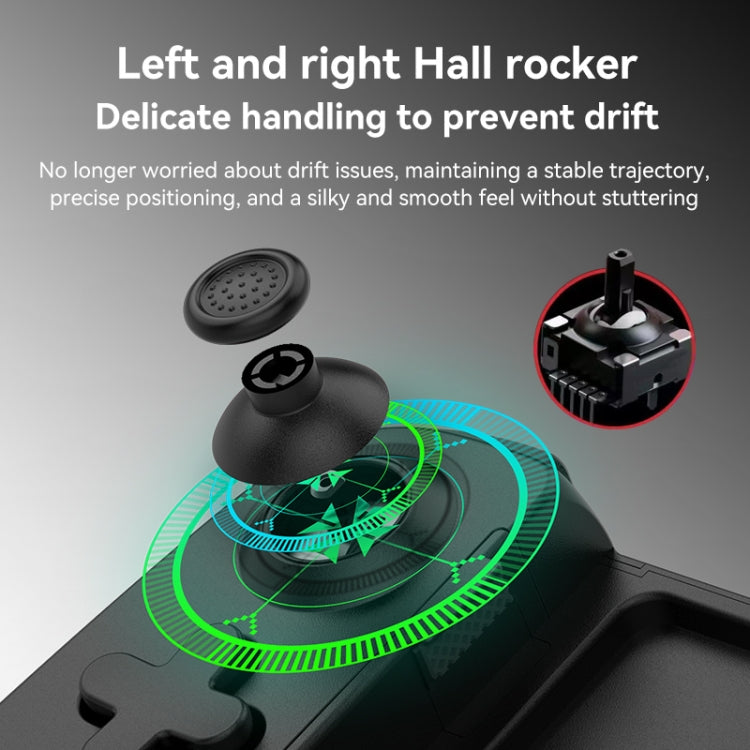 D6  Bluetooth Retractable Gamepad Dual Hall Six-Axis Somatosensory For Android/IPhone /Switch