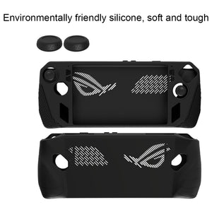 For ASUS ROG Ally Game Console Silicone Protective Cover + Button Cap Set Pocket Gaming Accessories