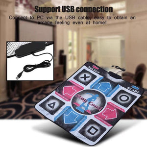 USB Wired Dancing Mat Electronic Music Game Pad Toy To PC