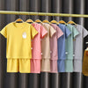 Boys Ice Silk Summer T-Shirt and Shorts Set Clothing Sets