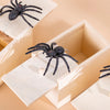 Spider Wooden Box April Fool Day Gift Scare Toys Magic Complications Props