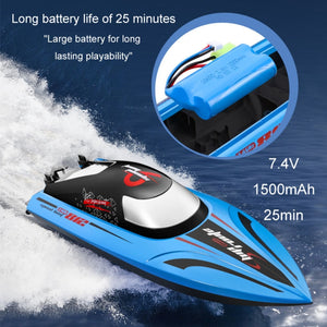 812 High-Speed RC Boat Large Horsepower Speedboat Long Endurance Waterproof Boys Water Toy