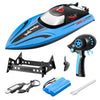 812 High-Speed RC Boat Large Horsepower Speedboat Long Endurance Waterproof Boys Water Toy