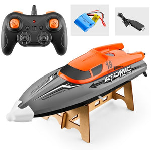 EB02 2.4G Wireless RC Boat Circulating Water-Cooled High-Speed Speedboat Racing Boat Model Toy