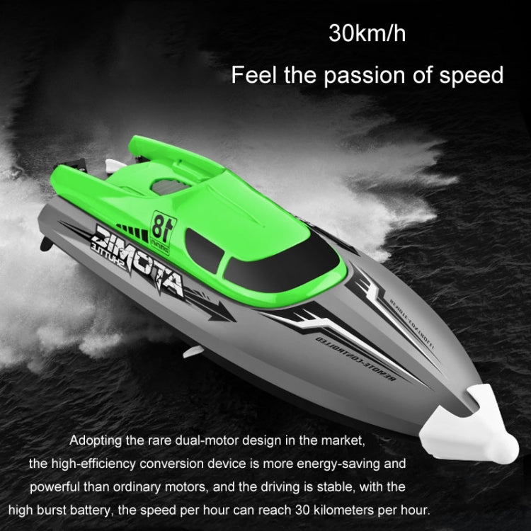 EB02 2.4G Wireless RC Boat Circulating Water-Cooled High-Speed Speedboat Racing Boat Model Toy