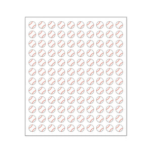 20Sheets /Pack  (2400 Stickers Total) Sports Ball Stickers for Scrapbooking, Crafting